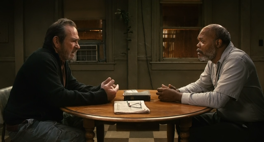 Scena tratta dall'omonimo film interpretato da Tommy Lee Jones e Samuel L. Jackson (2011)